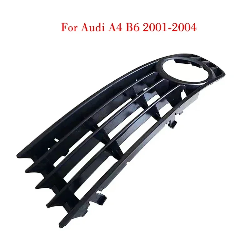 

For AUDI A4 B6 2001-2004 Front Bumper Fog Light Grille Cover | 2PCS Left & Right Set | Exterior Styling Parts