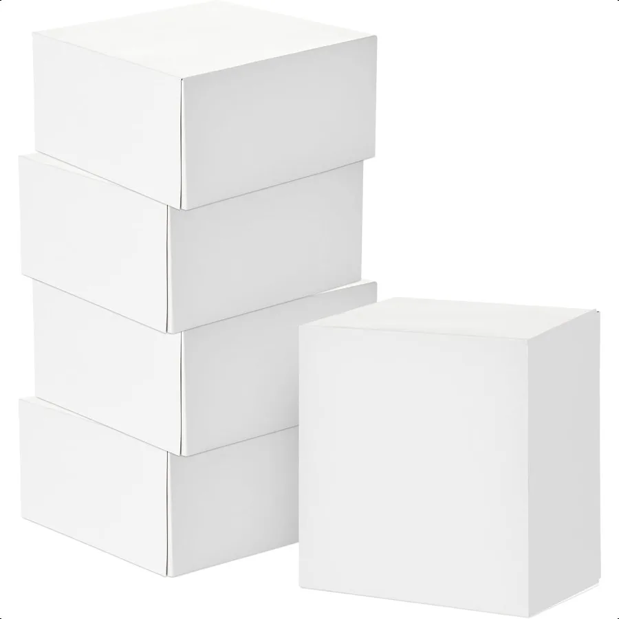 

8 Square Gift Boxes White 5