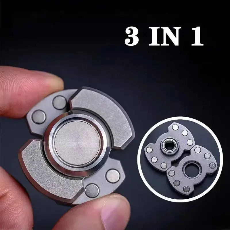 Magnetic Slider Stress Relief Cube Fidget Spinner EDC Adult Decompression Toys Anti Stress Hand Spinner Anxiety Relief Toys