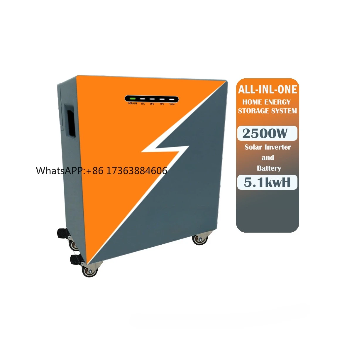 

All-In-One 230V 220V Inverter Energy Storage Portable Solar PV Grid Power System AC Output for Home Use Stackable