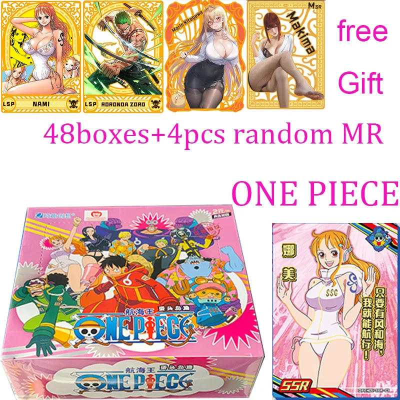 

2024 Newest Wholesale 48boxes One Piece Cards CCG TCG ACG Luffy Robin Boa Booster Box CCG TCG Hobby Gift