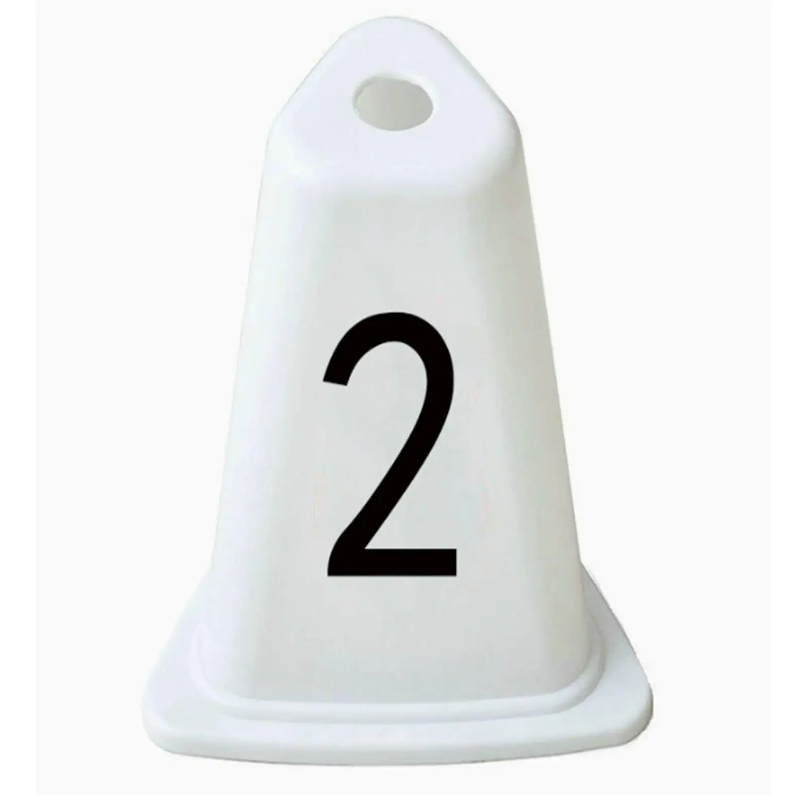 8x Running Race Competition Sport Training Markers Cones Running Lane Divider Practical Sturdy Lane Markers with Number Portable