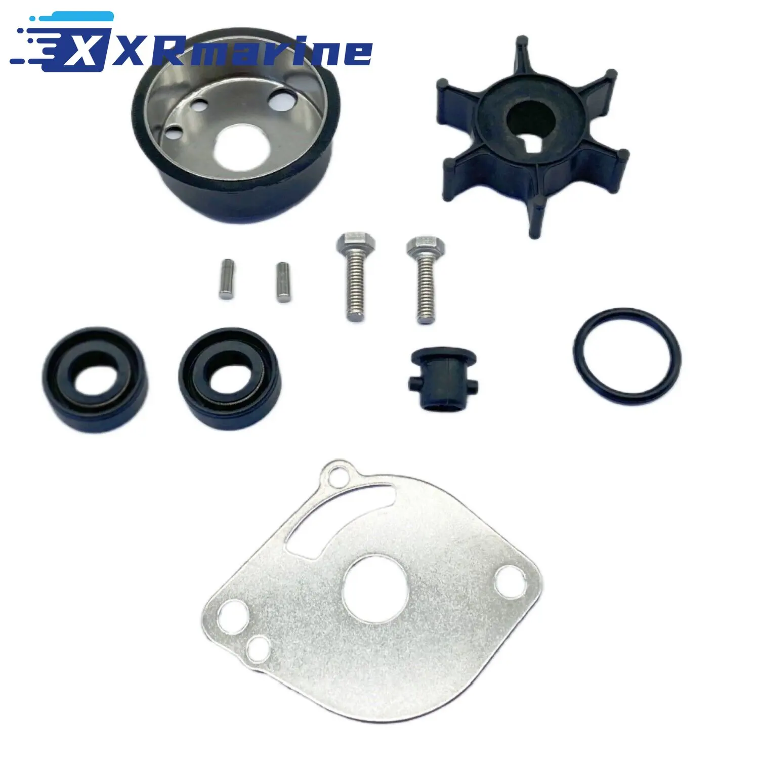 6A1-W0078-02 Water Pump Impeller Repair Kit for Yamaha 2-Stroke 2HP Outboard 6GD 6A1-W0078 18-3463