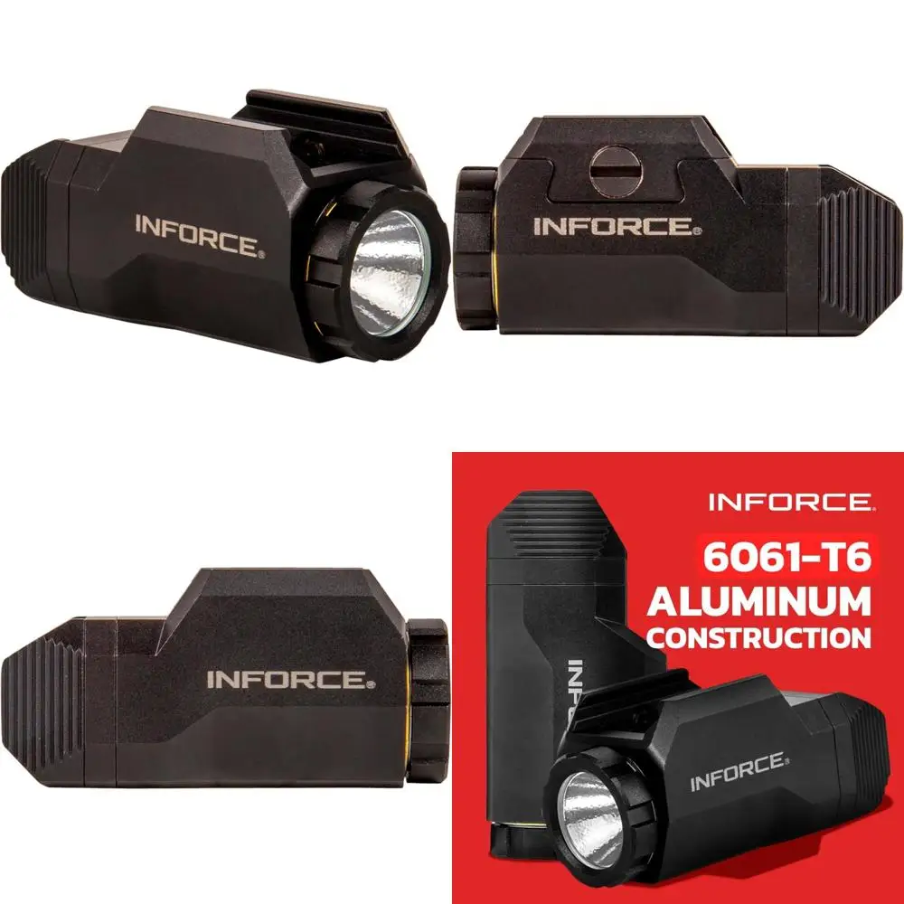 

500 Lumen White Pistol Light, Compact and Durable, Ideal for Outdoor and Tactical Use