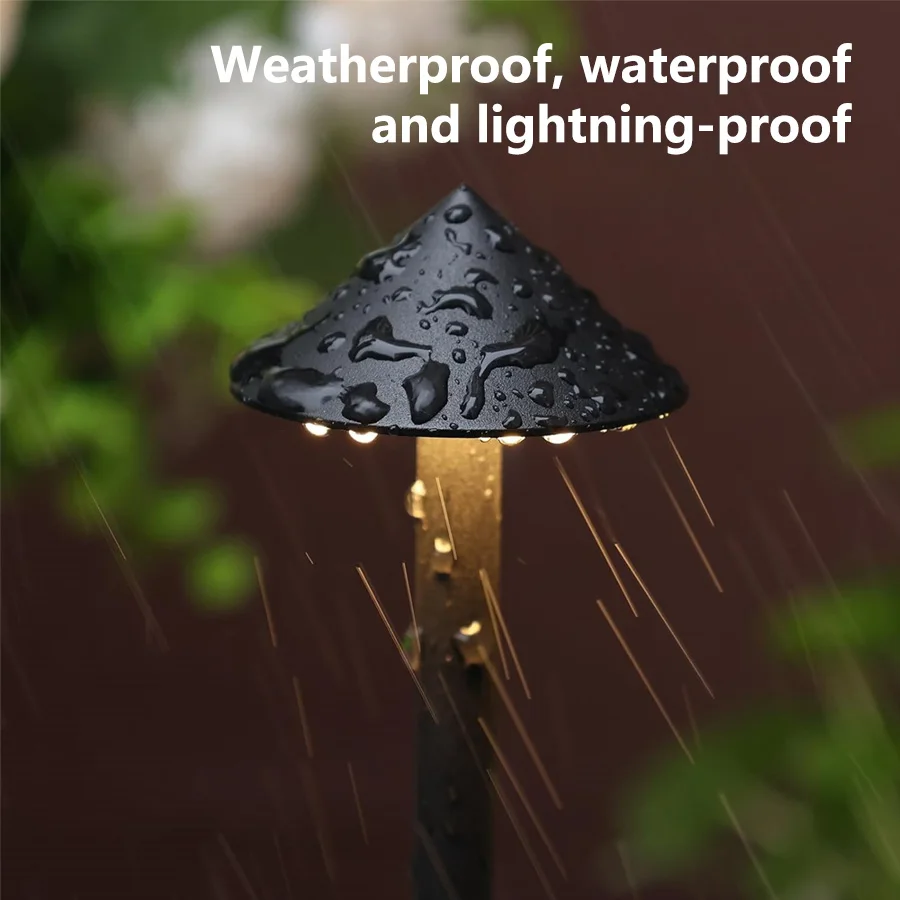 Simple LED Rechargeable Metal Table Lamp 3 Colors Creative Mushroom Night Light Bar Restaurant Outdoor Ambient Decor Lamp