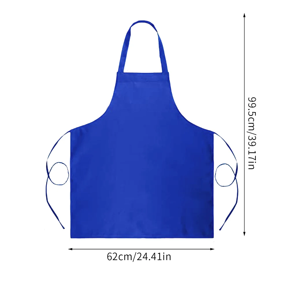 Apron With Pocket Sleeveless Apron Bib for Women Men Household Cooking Baking BBQ Kitchen Restaurant