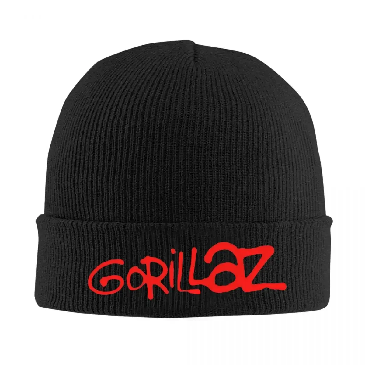 

Вязаные шапки Gorillaz, женская и мужская шапка-бини, зимняя шапка в стиле хип-хоп, дыняная шапка