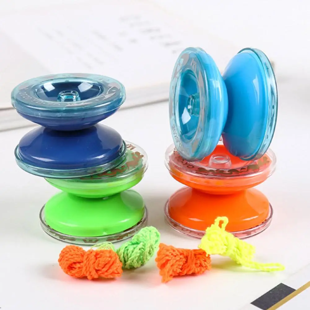 4.8cm Mini Plastic Yo Yo Ball Kids Toys with Rope Plastic String Ball Strong Bearing Axle Classic Yoyo Children Boys Toys Gifts