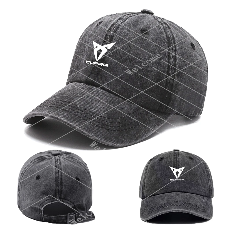 Car Logo Baseball Cap Outdoor Sports Cap Hats For Seat Cupra Ateca Born Leon IBIZA Raval Formentor Terramar Tavascan valve core