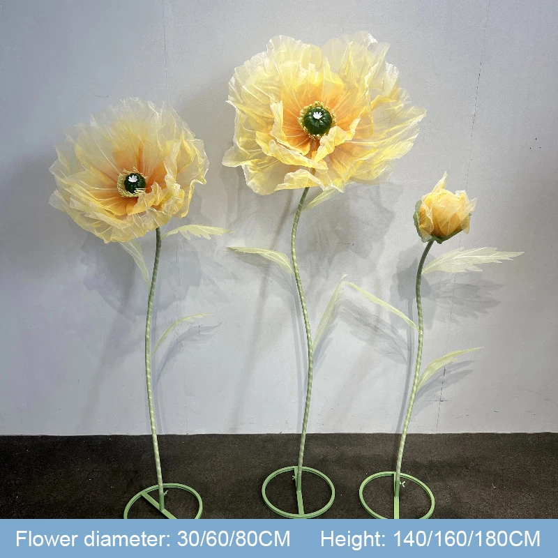 

Свадебные искусственные цветы, свадебные дорожные свинцовые цветы, шелковая сетка, цветочные украшения, витрина, украшение для сада, домашний декор