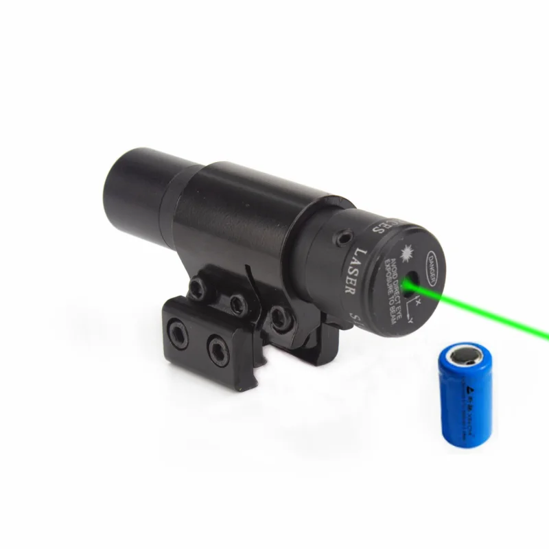 Red Dot Laser Sight with Barrel Mount and Picatinny Rail Mount Hunting and Fishing Laser Battery Included