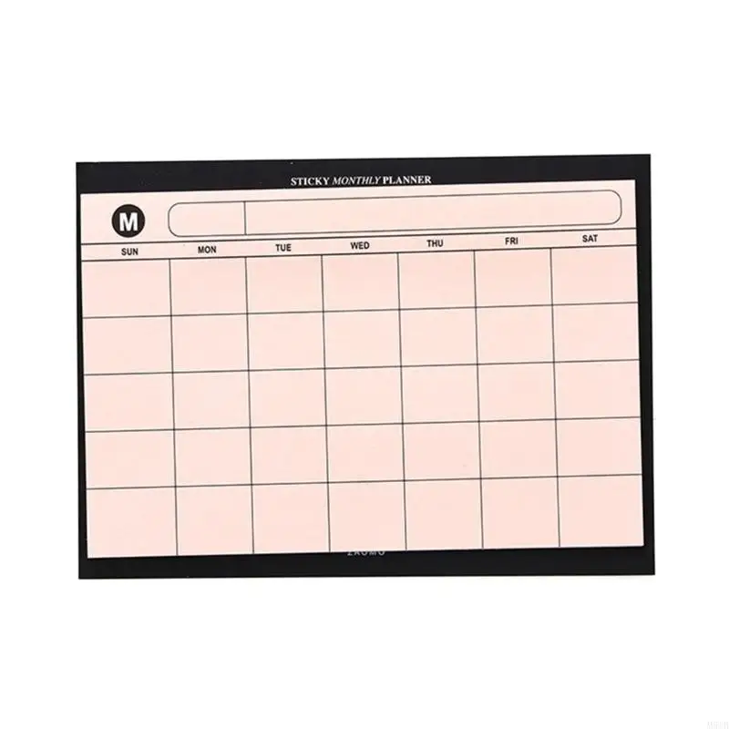 M5TB 30 Sheets Memo Pad Notepad Weekly Monthly To Do It Planner Study Schedule Plan Paper Papelaria Office Stationery