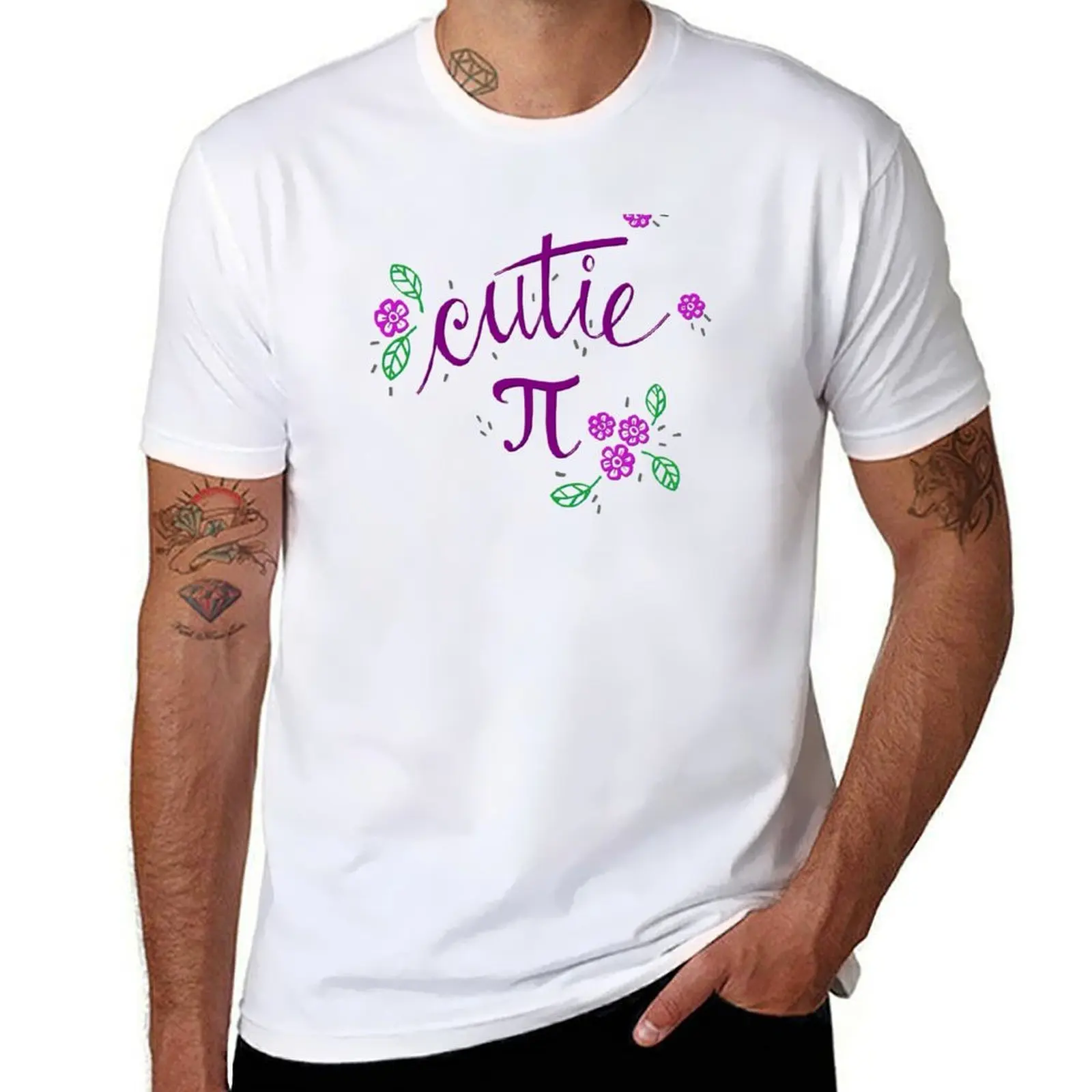 Cutie Pi (Purple) T-Shirt Urban Style Casual Short Sleeve Top