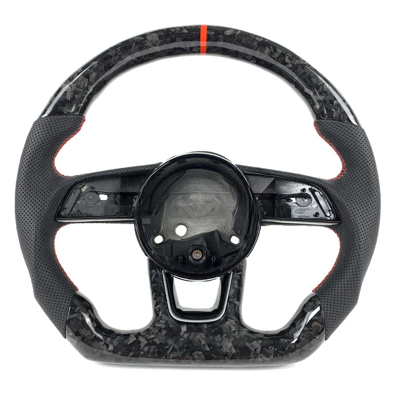 

Fengxuan For Audi New A4 A4L B9 S3 S4 S5 RS Upgraded Forged Carbon Fiber Steering Wheel Modification