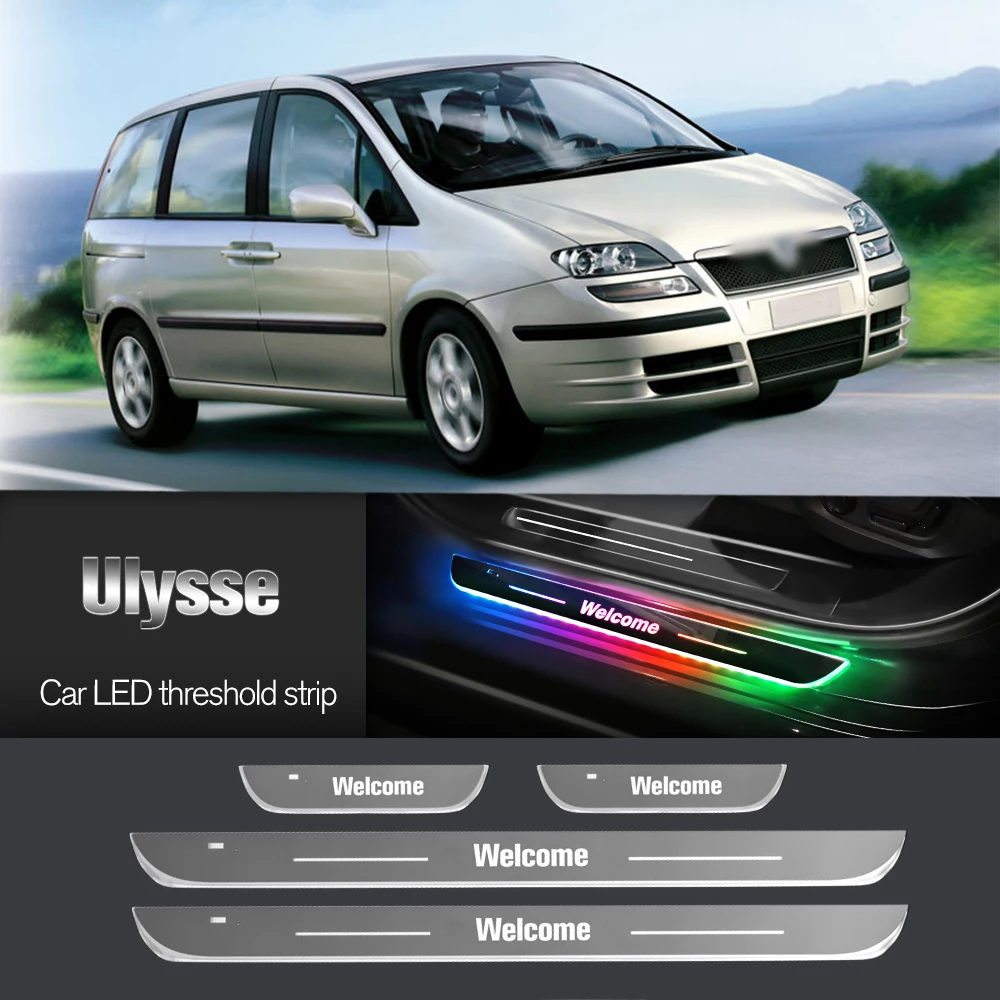 

Car Door Sill Light For Fiat Marea 1996-2002 1998 1999 2000 2001 Customized Logo LED Welcome Threshold Pedal Lamp Accessories