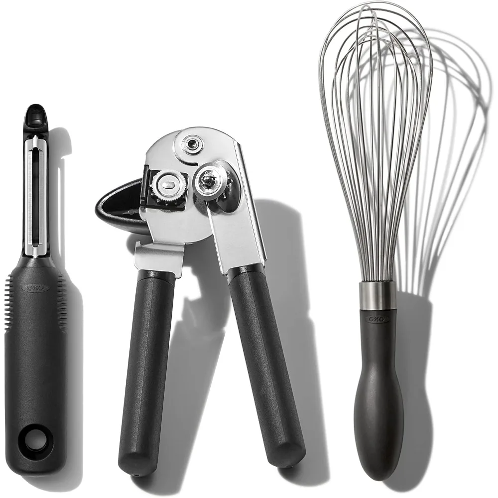 

oxo Good Grips из нержавеющей стали, незаменимый набор кухонных гаджетов из 3 предметов