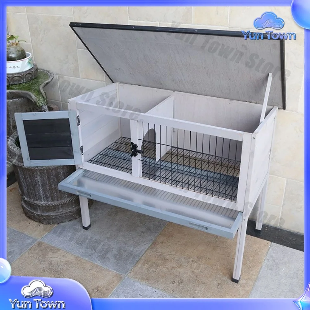 Outdoor Chicken Cage Rabbit Cage Automated Breeding Cage Sun-proof and Rain-proof Pet Fence DWS020003