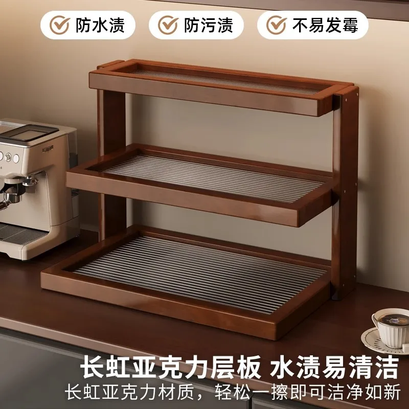 Desktop cup holder, shelf, dining table, cup storage rack, multi-layer tea cup, coffee cup storage, porch, place shelf