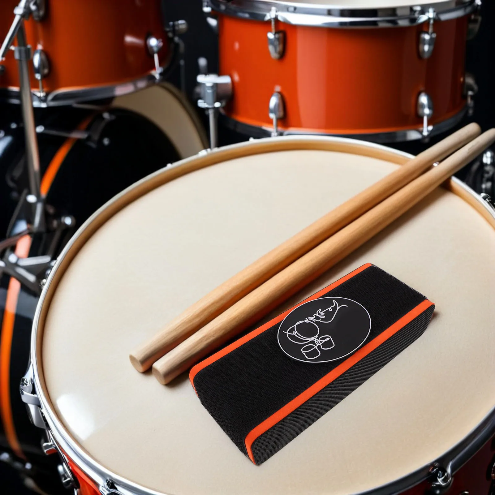 

Drum Anchor Block Portable Non Slip Kick Drum Stabilizer Anti Vibration Mat Polyurethane Pad Accessory