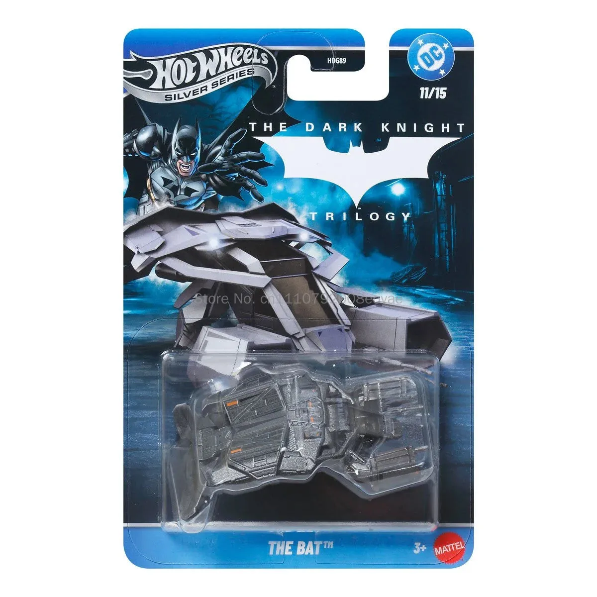 Hot Wheels Silver Label High Speed Batman Vehicle 1:64 Scale Collector'S Edition Alloy Diecast Model Set Hdg89 Toy - view 2