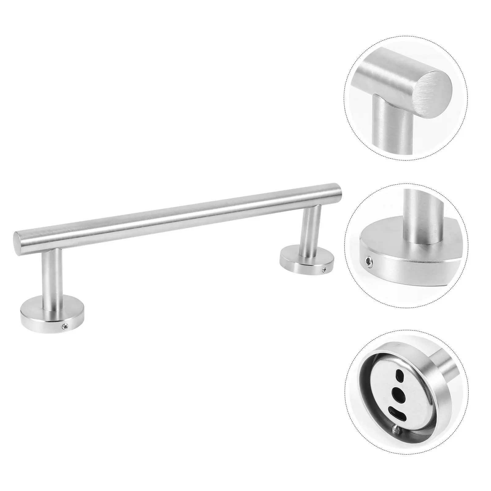 

1Pcs Heavy Duty Stainless Steel Towel Rack Bar Modern Minimalist Towel Hanger for Bathroom Kitchen Laundry Room Storage Solution