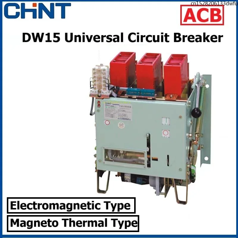 

CHINT DW15 Универсальный автоматический выключатель 400A 630A Термальный магнитный магнитный электромагнитный электрический каркасный воздушный выключатель 220 В 380 В CW2