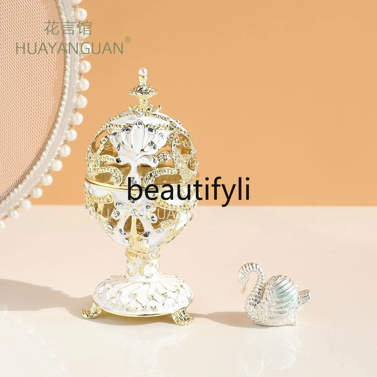 European Gift Jewelry Box Ornament Crafts Castle Jewelry Box