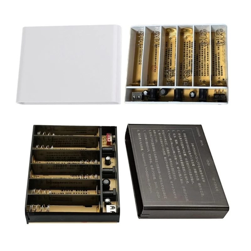 USB 5V 9V 12V Uitgang 6x18650 Batterij UPS Power Banks Box voor Tablets CCTV camera LED Speakers Routers Mobiele Telefoon