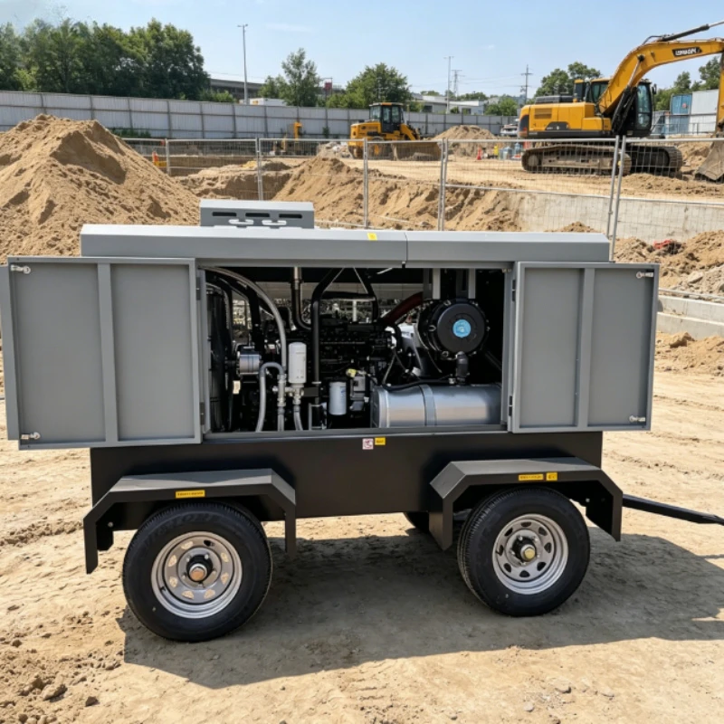 Customized Air Compressor 14bar 8.5m3/min Pneumatic Air Compressor Industrial Screw Air Compressor for Mining