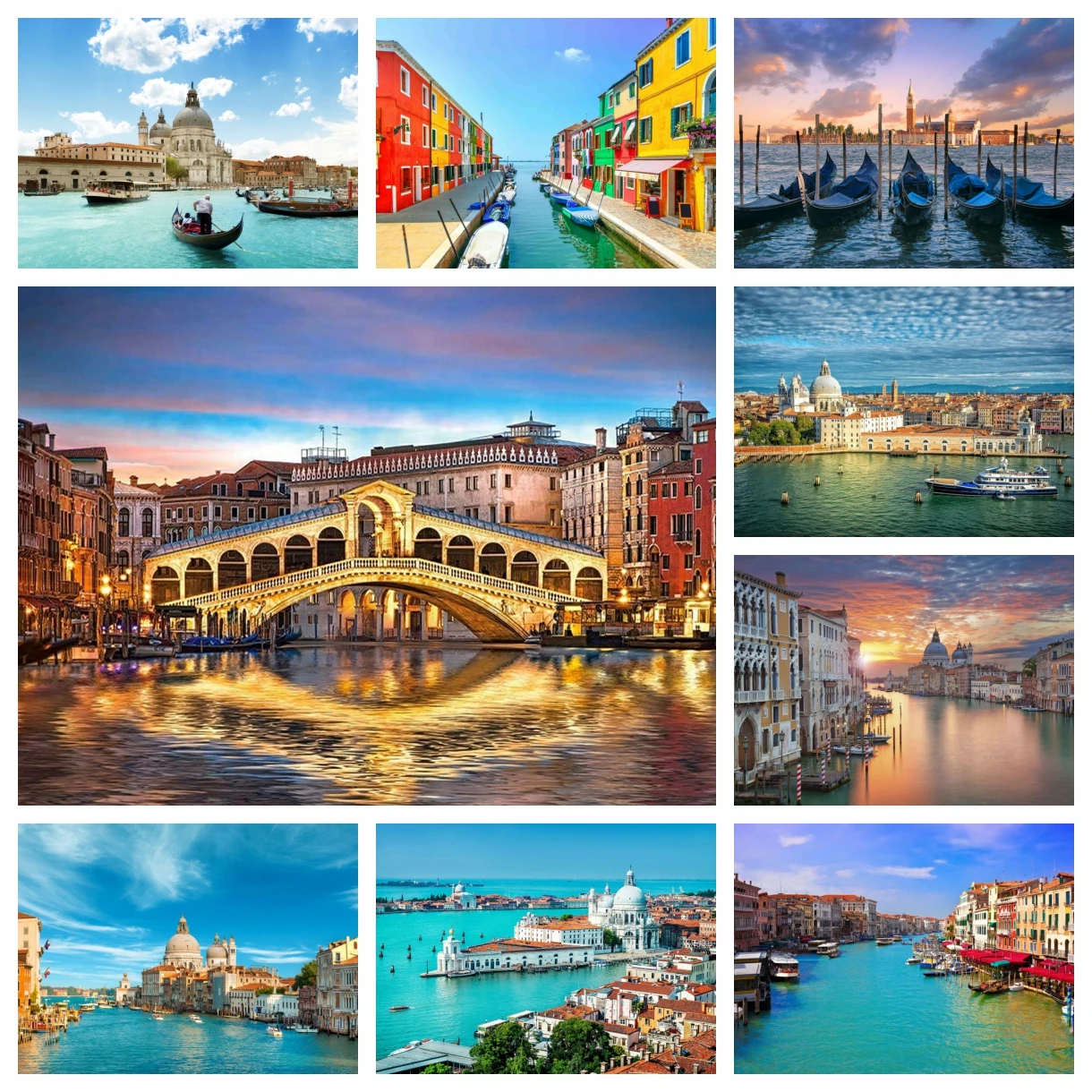 

Full Drill City Venice Scenery Diamond Rhinestones Painting Italy Landscape Cross Stitch Embroidery Pictures Mosaic Home Decor
