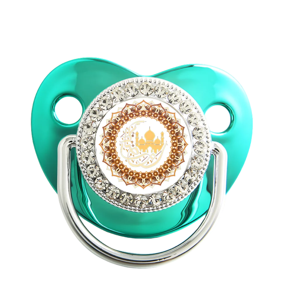 Safe Non-Toxic Cartoon Baby Pacifier Food Grade Silicone Newborn Soother with Dust Cover Comfortable for Sensitive Gum Suitable