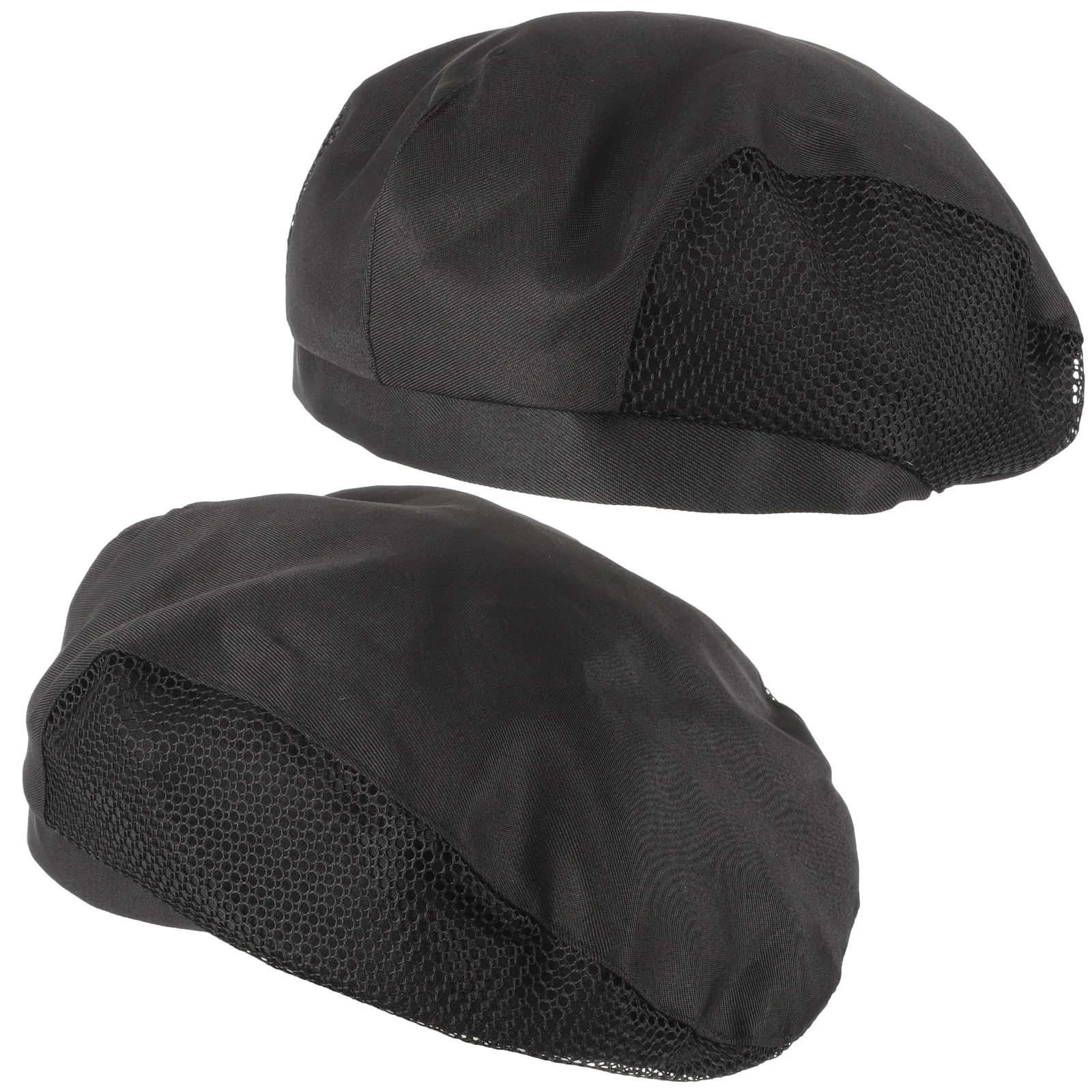 2Pcs Cook Hat Chef Hat Hair Net Soft Washable Reusable Comfortable for Men Women Food Service Hair Hats for Women
