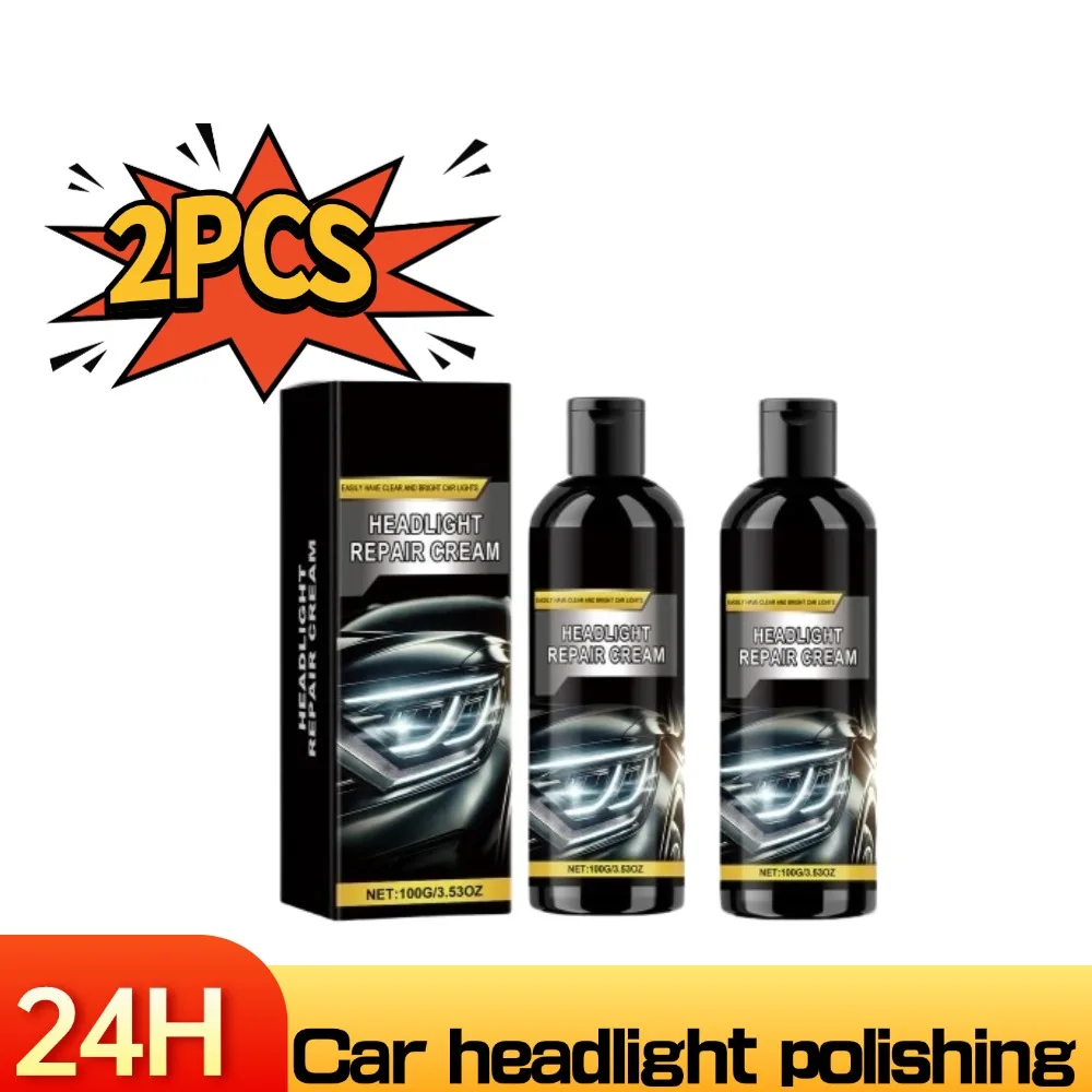 Pasta do polerowania reflektorów samochodowych, usuwająca rysy, naprawiająca, czyszcząca, usuwająca oksydację, płyn do polerowania reflektorów.