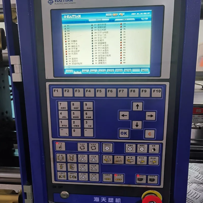 Used Automatic Horizontal Injection Molding Machine with Electric Core Screw Pump Motor PLC Bearing Gearbox Manufacturing Plant