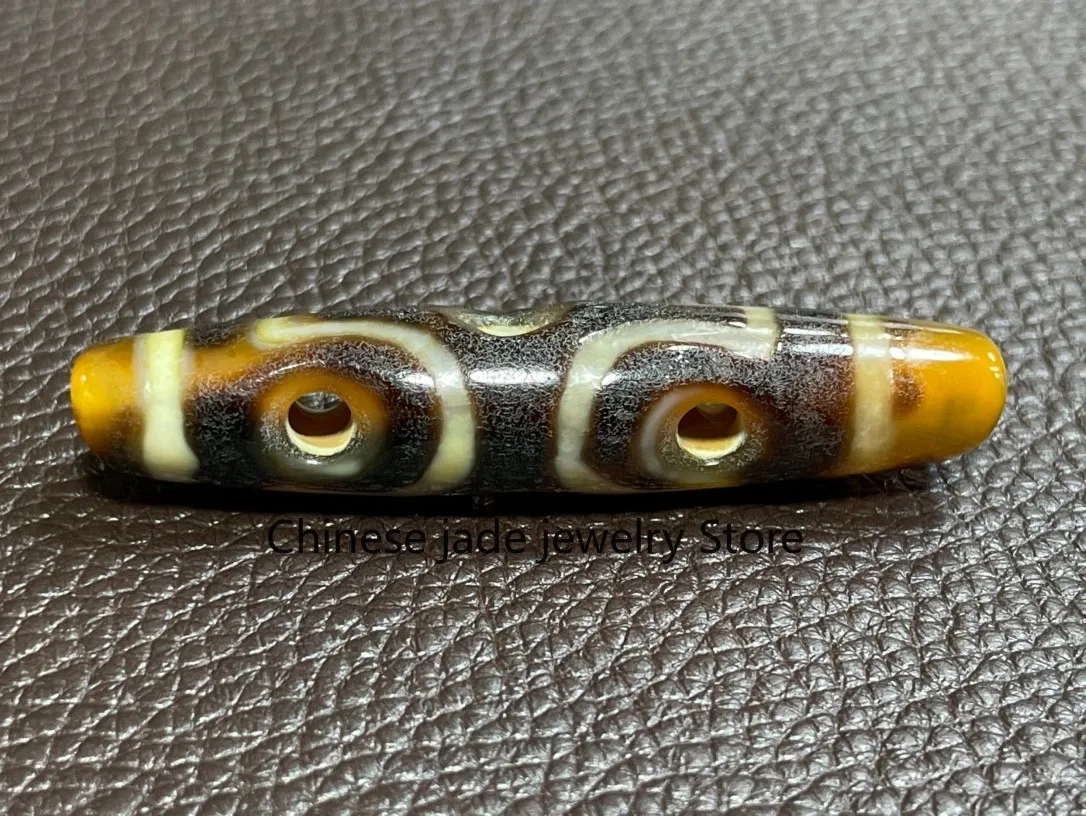 Old Tibetan Nepalese Himalayan Ancient 6 eyes Old Dzi Talisman Beads Amulet