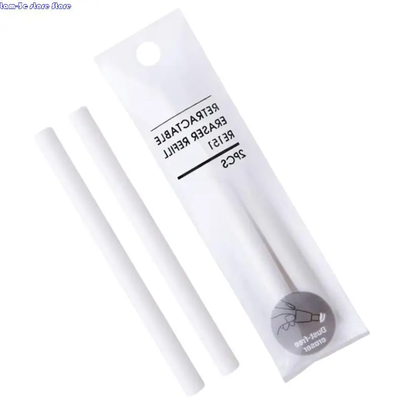 D0ua stylo stylo rétractable Eraser Press Action Eraser Easer Erasing Rubber Eraser pour élève