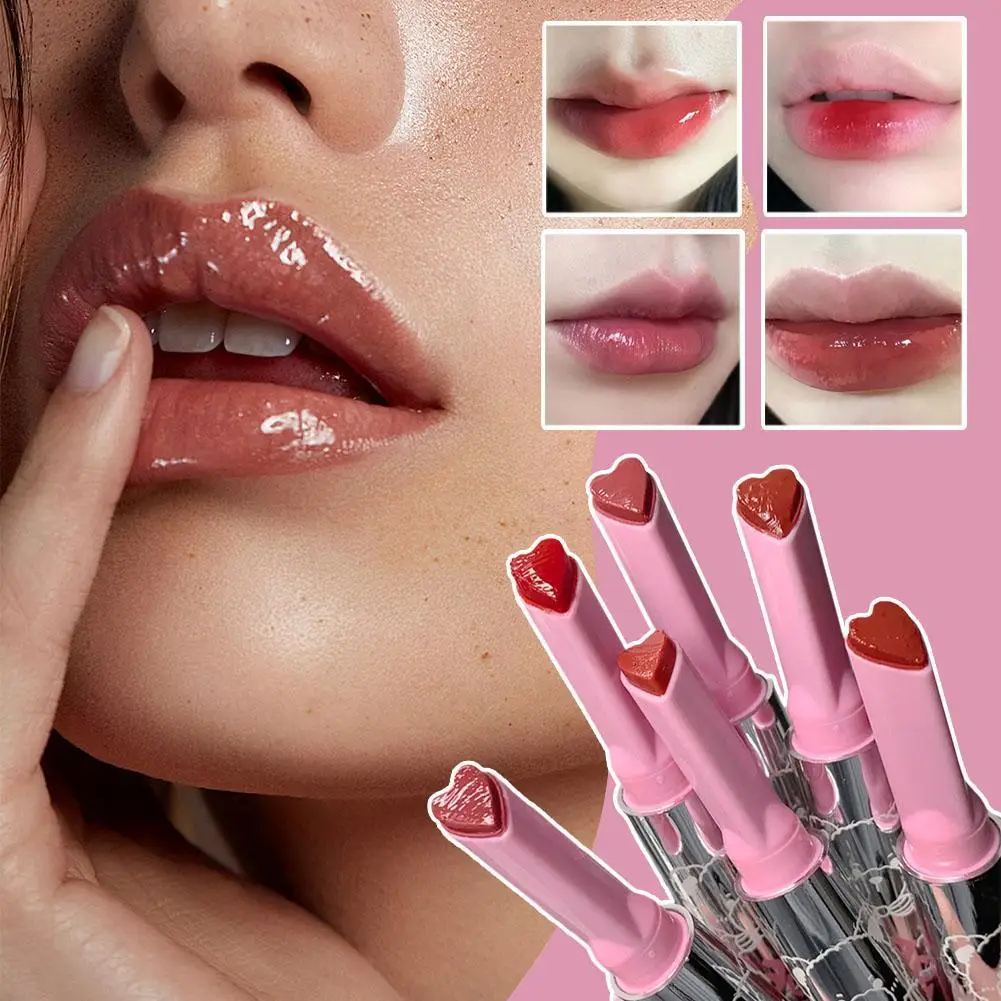 Lip Gloss Long-lasting Moisturizing Gege Bear Waterproof Mirror Water Jelly Lip Gloss Lipstick Pen Cosmetics