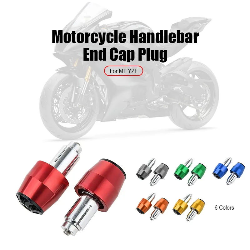 

Motorcycle Handle Bar End Weight Grips Cap For YAMAHA YZF Series Universal Modification Handle Protection Plug Accessories