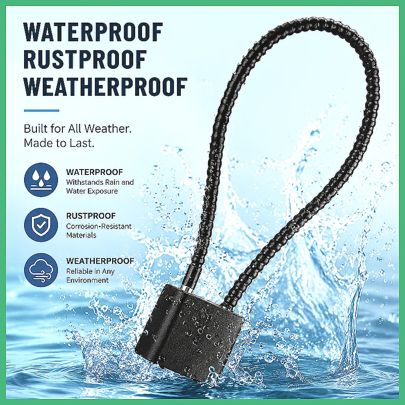 Heavy Duty Steel Wire Cable Padlock with Combination Lock, Soft Long Rope Lock for Gym Locker, Cabinet, Helmet, Outdoor Anti-