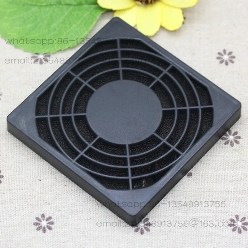 9CM/9cm, Black Plastic Dust Net, Special Mesh Cover for Cooling Fan, Protective Net