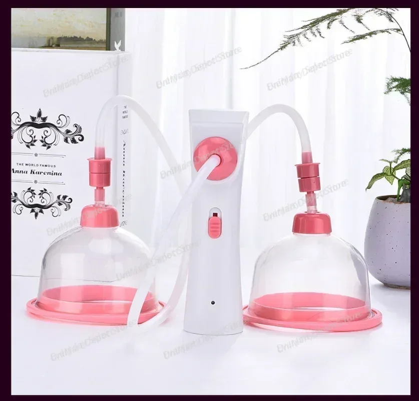 Professional Breast Massage Electromechanical Beauty Breast Enhancement Machine 2 Sizes of Vacuum Breast Pump Design Suction Cup