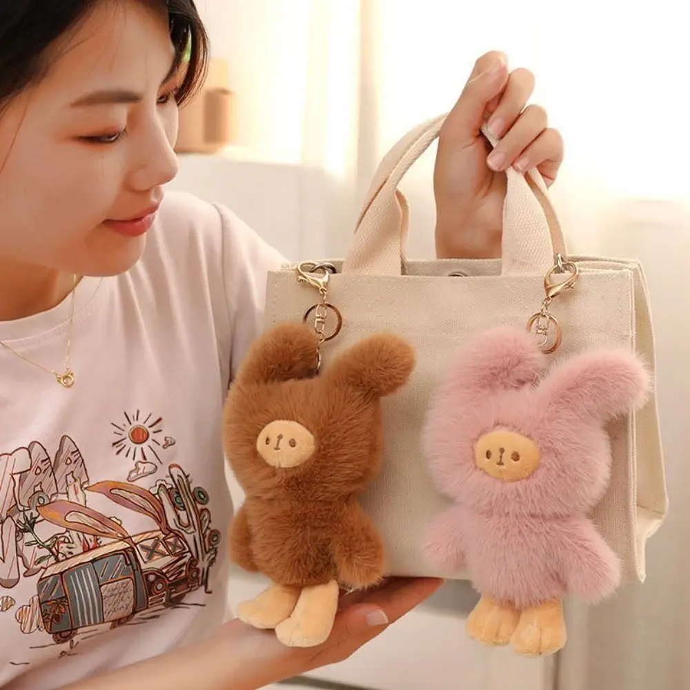 Cute Plush Key Ring Animal Gift Car Key Chain Rabbit Bag Pendant