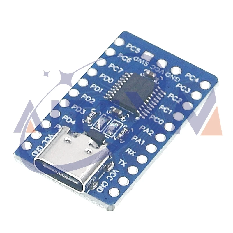 AITEXM ROBOT CH32V003 Макетная плата Минимальная системная плата Core Мини-плата RISC-V CH32V003F4P6 Модуль микроконтроллера Синий