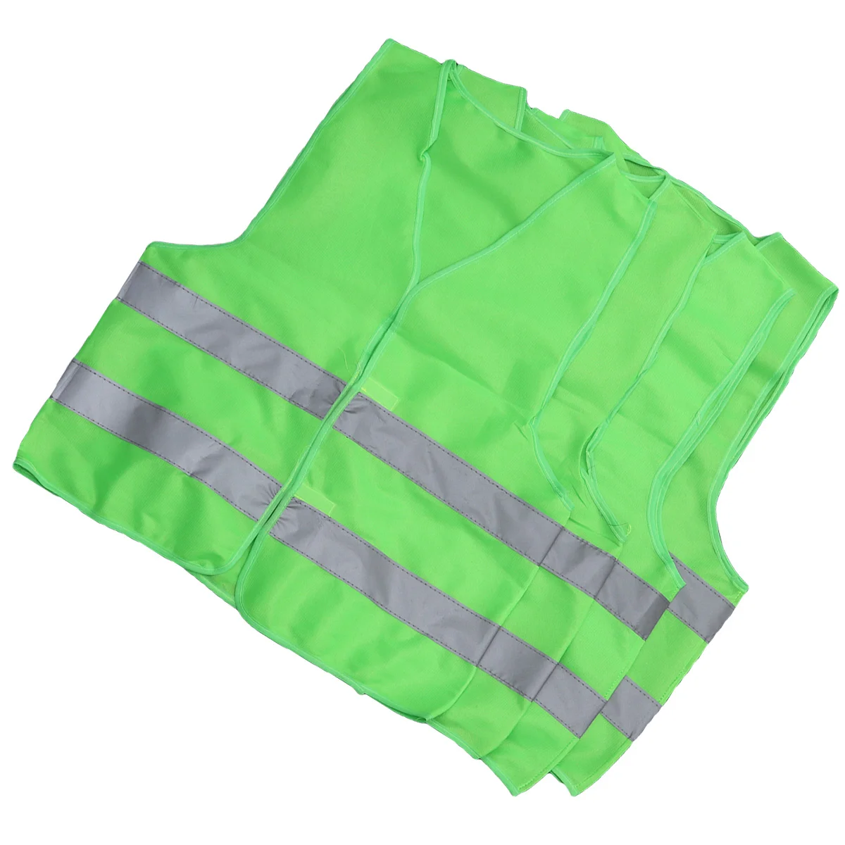 4 PCS High Visibility Cycling Riding Vests Reflective Safety Vests Jackets for Outdoor Construction Work Safety Road Traffic San