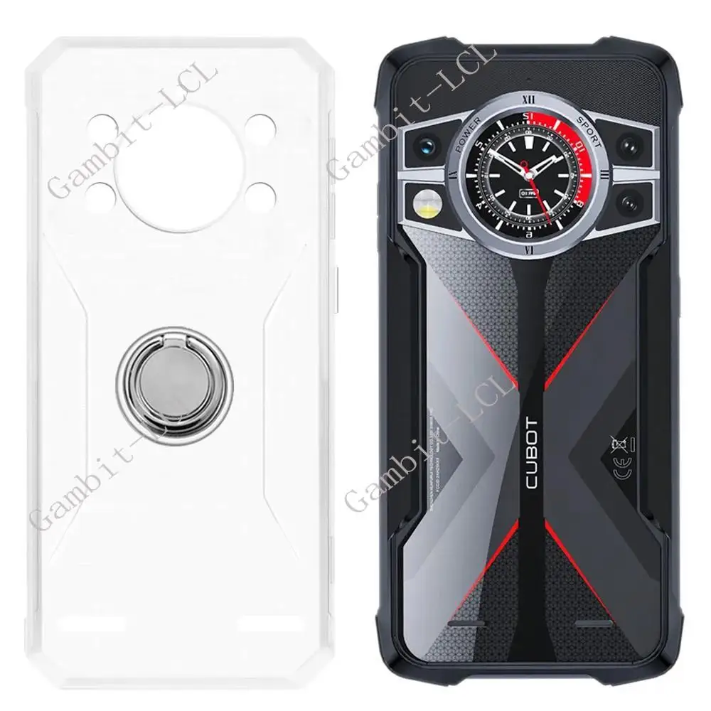 Dla Cubot KingKong 9 6.58 "KingKong9 2023 tylny uchwyt pierścieniowy uchwyt etui na telefon Smartphone TPU miękka pokrywa silikonowa — zdjęcie 3