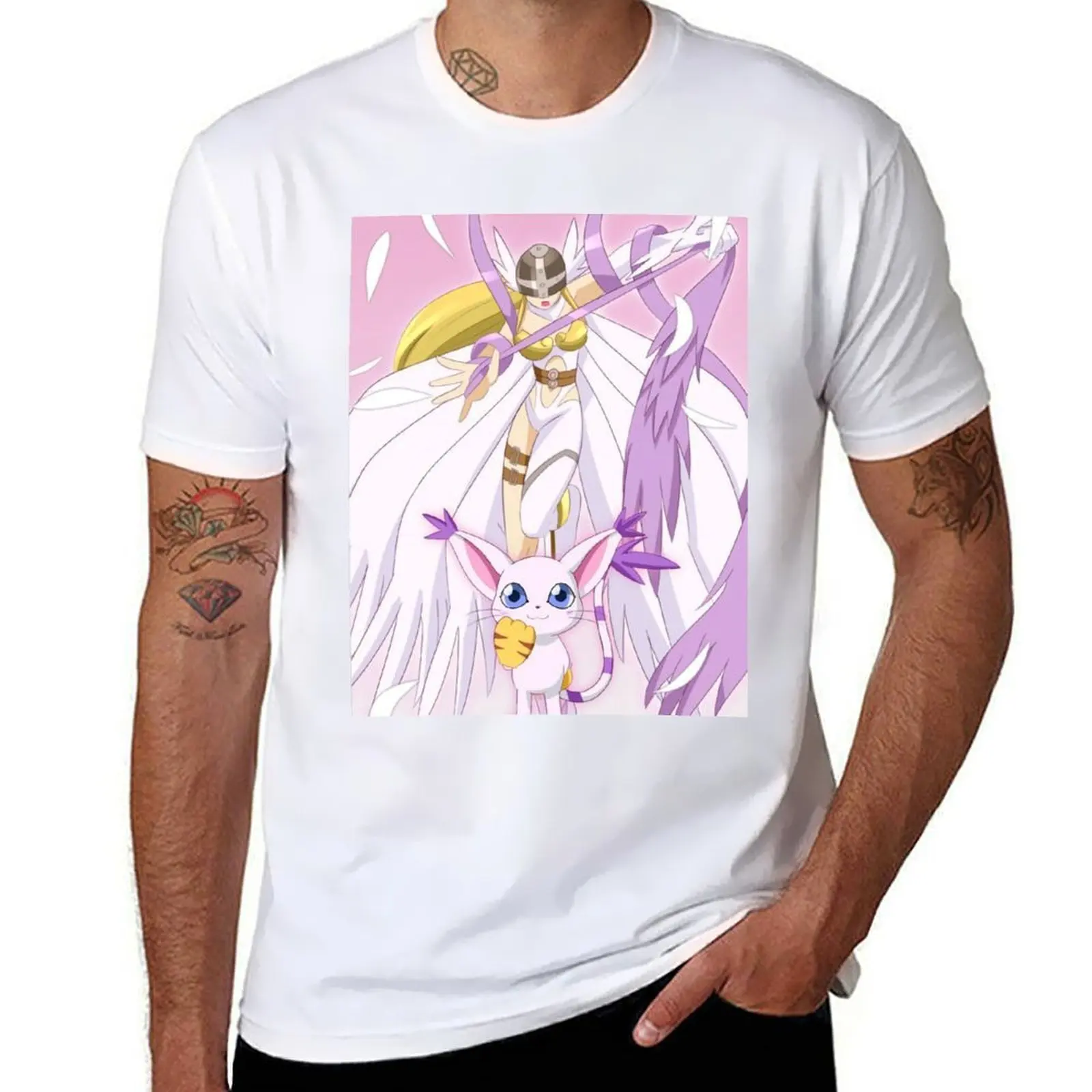 

Angewomon T-Shirt man t shirt designer t shirts for man pack white t shirts for man graphic vintage T-shirt