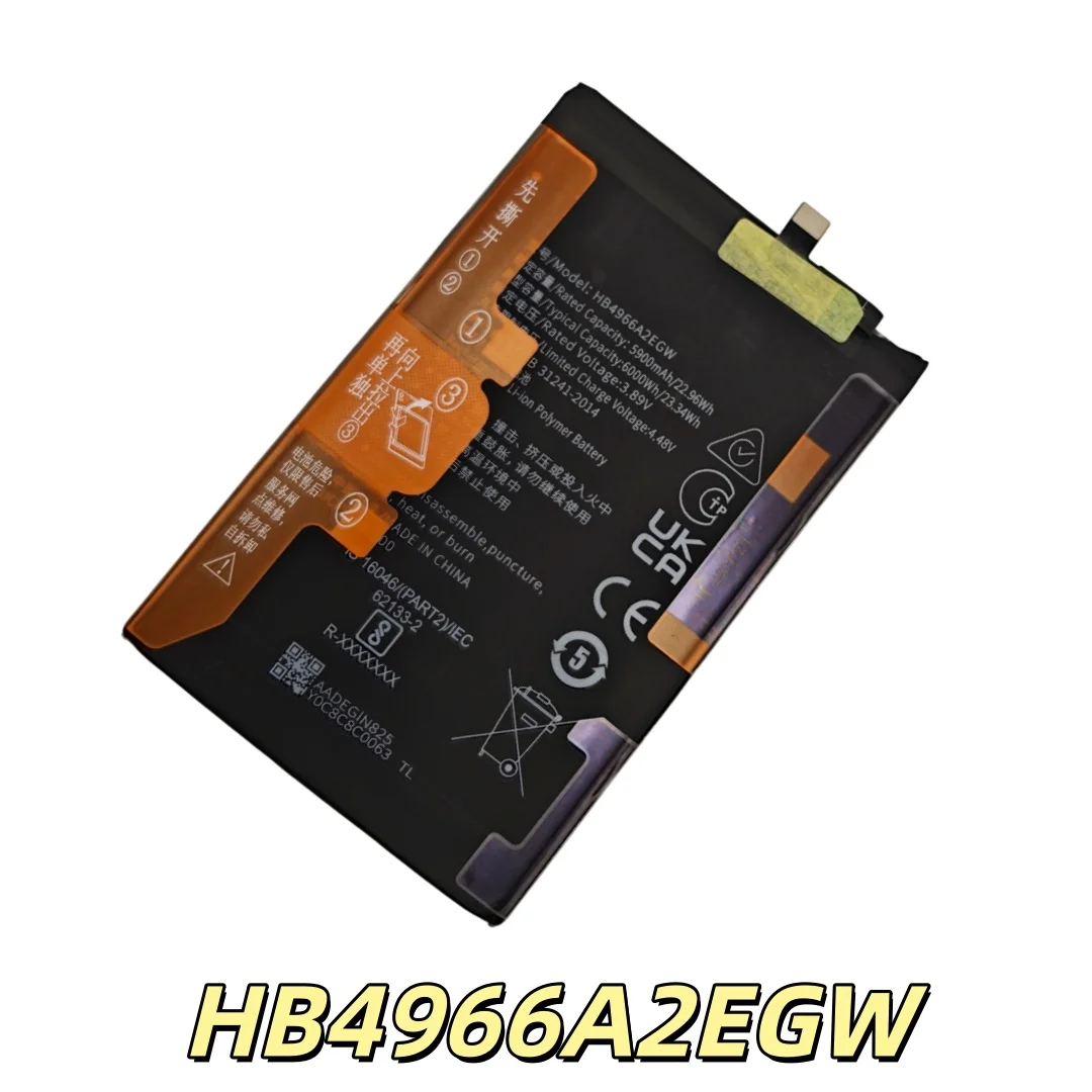 HB4966A2EGW Mobile Phone Battery For Huawei Honor Play 50 Plus CLK-AN00 X7B CLK-LX1 CLK-LX2 CLK-LX3 Li-Ion Polymer Batteries