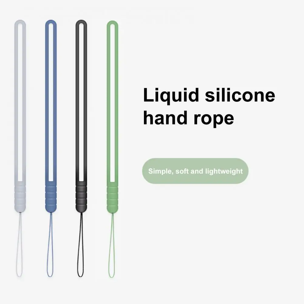 5 шт., силиконовый нескользящий ремешок для телефона