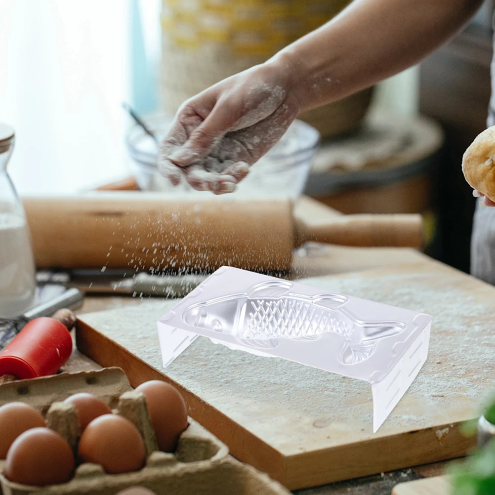 

1Pcs Creative Aluminum Carp Rice Cake Mold Steamed Rice Cake Mold Kitchen Baking Tool for Exquisite Afternoon Tea