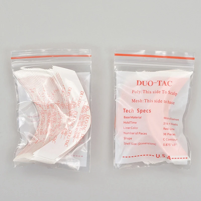 72 sztuk/partia duet Tac włosy podwójna taśma klejąca Super mocna peruka rozszerzenie koronka peruka akcesoria niewidoczne paski C CC